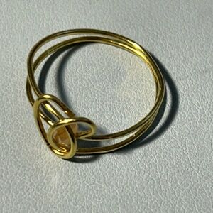 Gold-Tone wire wrapped ring